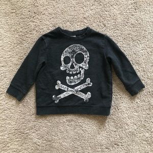 Toddler skull sweatshirt